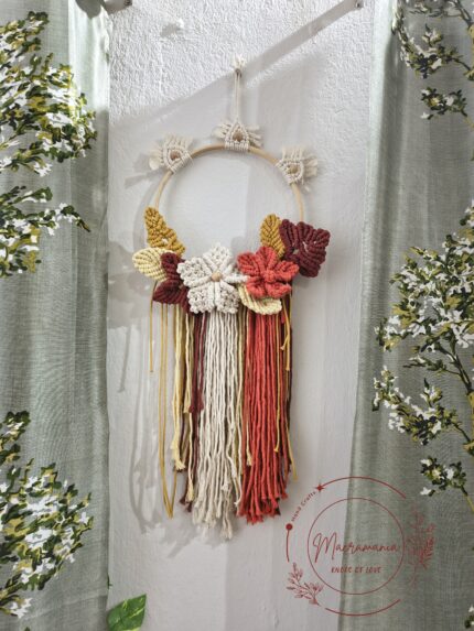 Macrame Floral Wall Hanging
