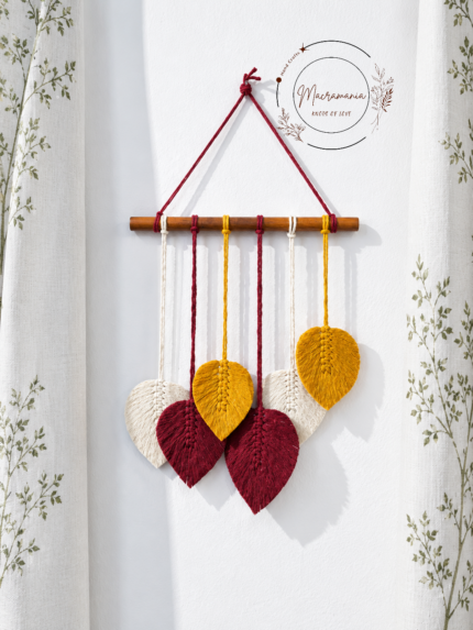 Macrame Leaf Hanging